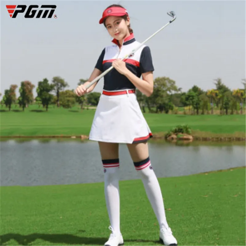 PGM Golf женский летний комплект одежды женская одежда быстросохнущая спортивная