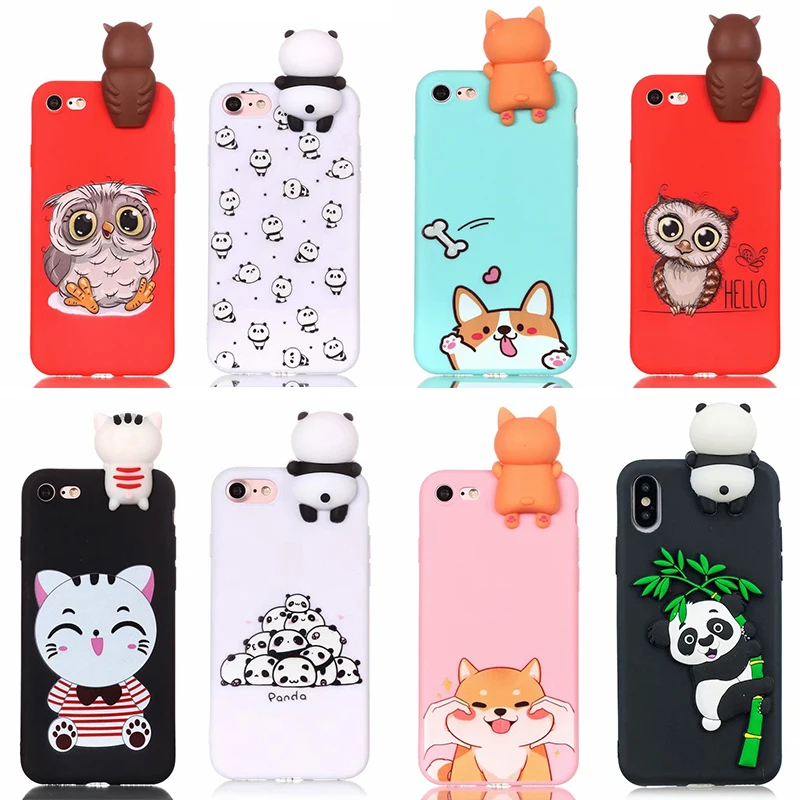 

Case for Samsung A6 A8 S10 Plus S10LITE A920 A750 A10 A30 A40 A50 A70 M10 M20 Cute Animal Cartoon Pattern Silicone cases Coque