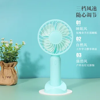

New Style Stall Useful Product N9 Mini Handheld Fan USB Charging Mini Fan Students Dormitory Desktop Fan