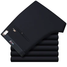 Novo estiramento formal bonecas para homens verão em linha reta clássico total liberdade relaxado clássico frente plana pant