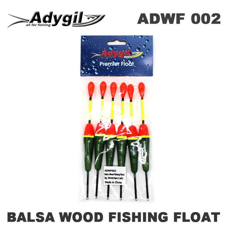 Adygil пробкового дерева поплавок ADWF 002 190 мм Floatation 3g 6 шт./лот