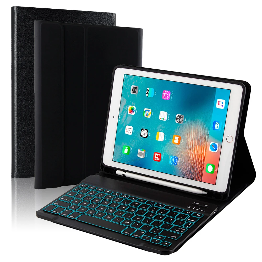 Американская клавиатура для iPad Air 1 2 Pro 9 7 дюйма 2017 2018 планшет с подсветкой Bluetooth