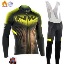 Northwave Pro Team Зимняя велосипедная Одежда дышащая Ropa Ciclismo с длинным рукавом MTB велосипедная одежда верхняя спортивная одежда
