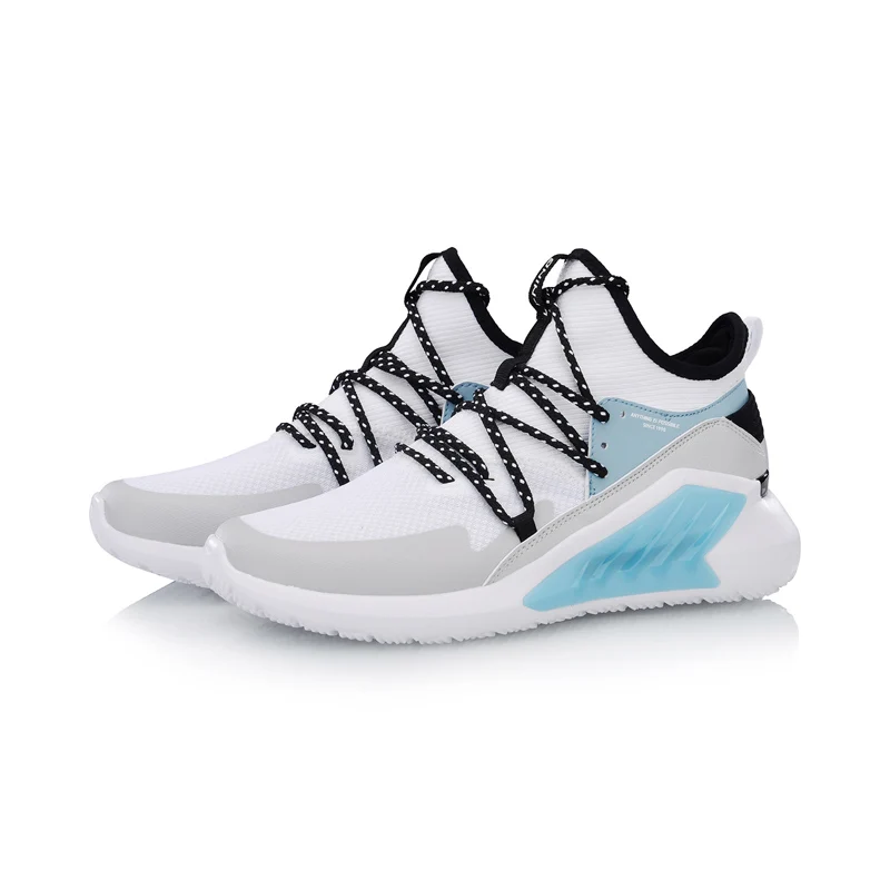 (Break Code)Li Ning женские сверхсредние повседневные ботинки моно пряжа дышащая