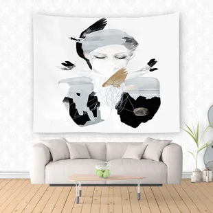 Домашнее квадратное пляжное полотенце с принтом Amazon гобелен Европа и Америка пляжный коврик занавеска Фреска