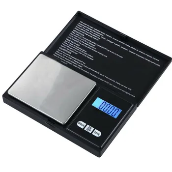 安い ポケットスケール 1000 グラムさ × 0.1 グラムデジタルジュエリーゴールドグラムバランス重量正確な電子スケール