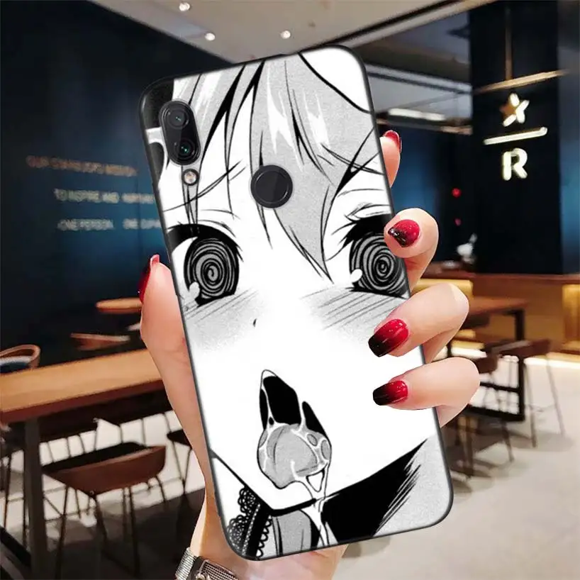 Милый черный чехол для Xiao mi Red mi Note 8 7 7S 7A 6 S2 GO K20 Pro+ 6A mi 6X 5X A1 CC 9 8 мягкий чехол для телефона - Цвет: BD017-5
