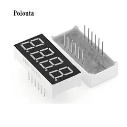 Módulo de exibição de led 10 fábricas, tubo digital de 1/2/3/4 dígitos 0.36 lâmpadas, catóda e yang, tubo vermelho de exibição ti cmos