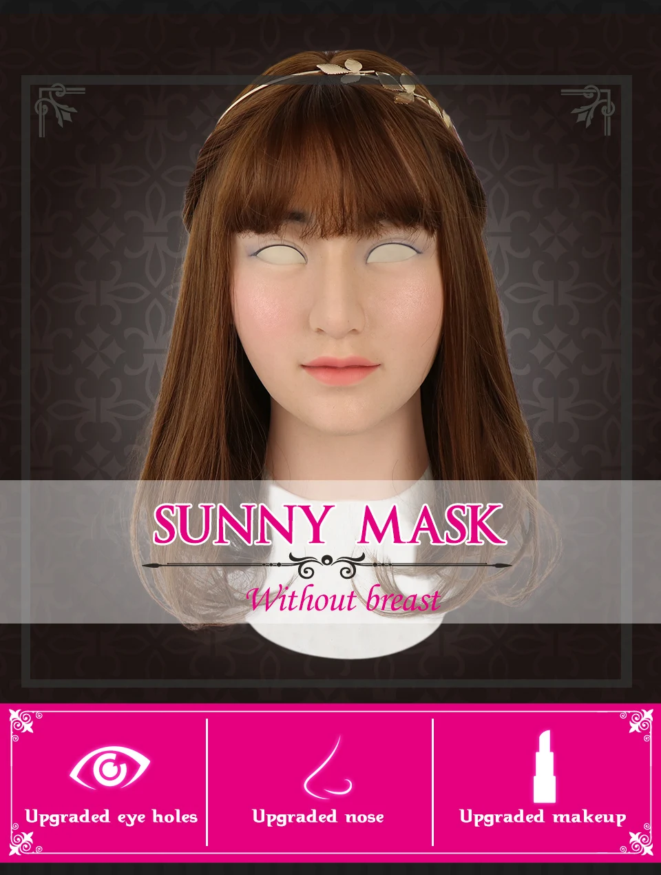 Roanyer Sunny, силиконовая женская маска для трансвеститов ...
