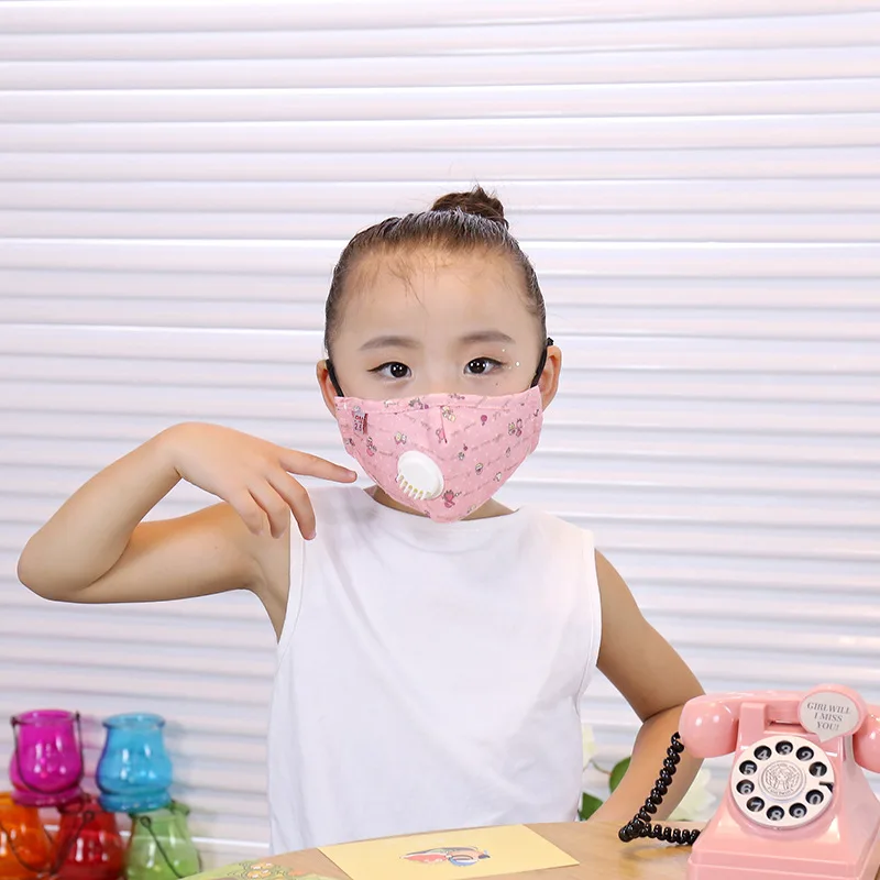 

ffp3 boys and girls dustproof, anti-fog, anti-flu, anti-virus, PM2.5, warm and breathable cotton cloth with breathing valve mask
