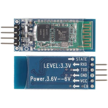 

HC-06 HC06 RS232 Wireless Serial 4 Pin Bluetooth RF Transceiver Module Support Slave and Master Mode for Arduino