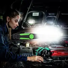 Портативный светодиодный светильник-вспышка, тонкий рабочий светильник, перезаряжаемый светильник-вспышка, рабочий светильник, открытый складной Точечный светильник, рабочий светильник