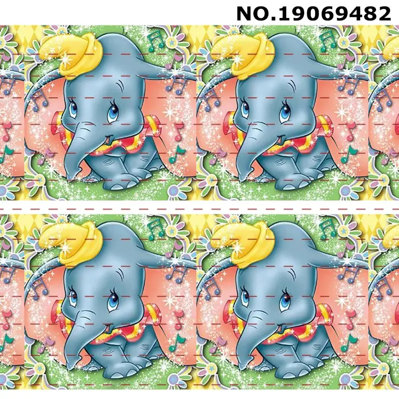 10 ярдов-разные размеры-мультфильм Dumbo символов печатная лента/19069468-9482 - Цвет: 19069482