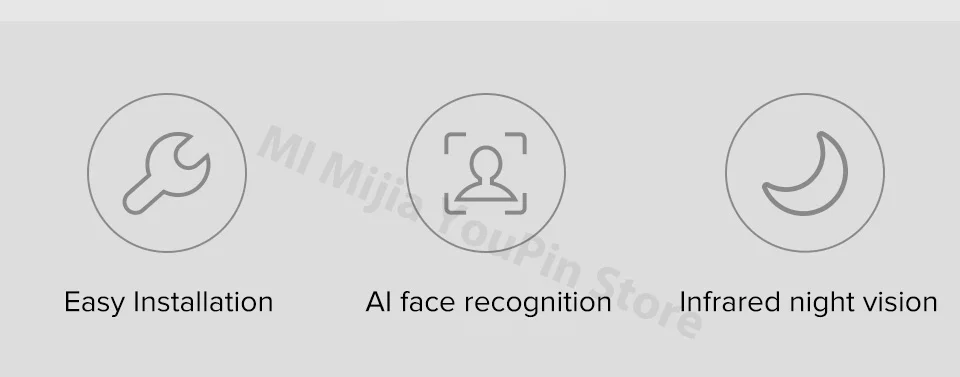 Xiaomi Mijia Doorbell AI Face Identification 720P IR Two Way Audio Video Motion Detection SMS Push Intercom Free Cloud Storage (2)