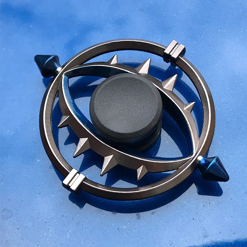 R118 подшипниковый Спиннер для взрослых Gyro Sniper Tri Finger Spinner металлические игрушки