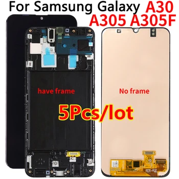 

5pcs ORIGINAL SUPER AMOLED LCD For Samsung galaxy A30 A305/DS A305FD A305A A305F LCD Display Touch Screen Digitizer Assembly