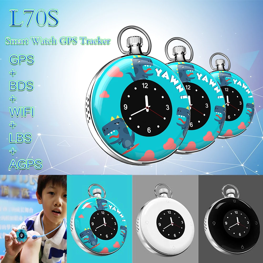

L70S gps tracker children gps tracker necklace gps positioning tracking device gps kid watch WIFI location gps tracking platform