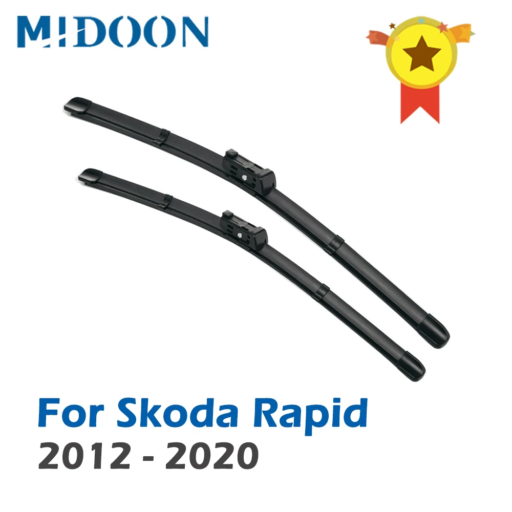 MIDOON Wiper Front Wiper Blades For Skoda Rapid 2012 - 2020 Windshield Windscreen Front Window 24"+16" best windshield wipers
