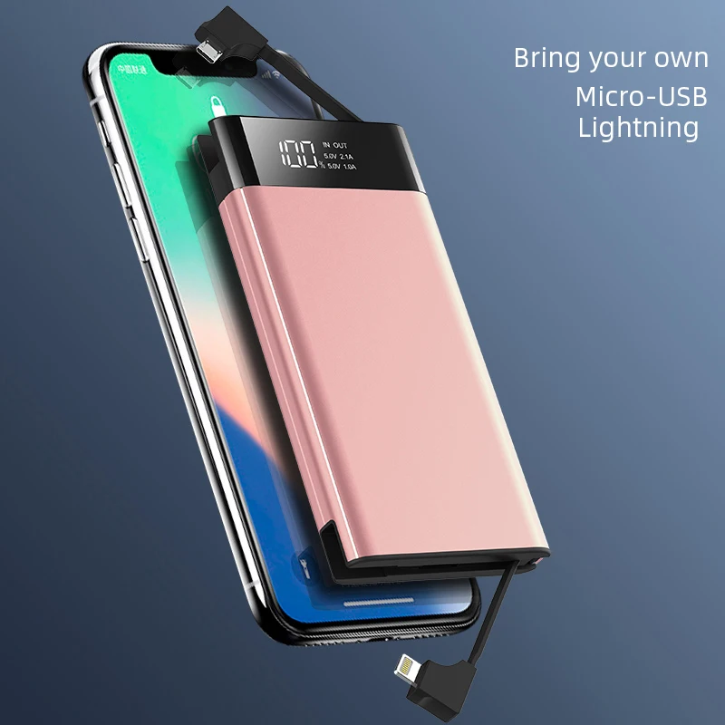 10000 мАч Внешний аккумулятор для xiaomi IPhone внешний аккумулятор быстрая зарядка внешний аккумулятор ed power Bank портативное зарядное устройство для планшета