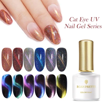 

BORN PRETTY Cat Eye Magic Chameleon UV Gel Varnish Nail Art Galaxy sparkly Magnetic varnish Multicolor Nail Gel Polish