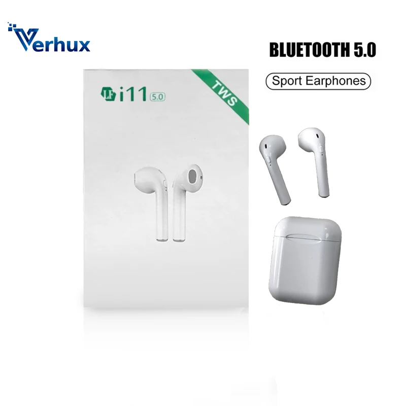 i11 TWS Bluetooth 5 0 Wireless Bluetooth Earphone Earpieces Mini Earbuds HS Ear for IPhone Samsung Xiaomi Huawei Phone PK i7 i9