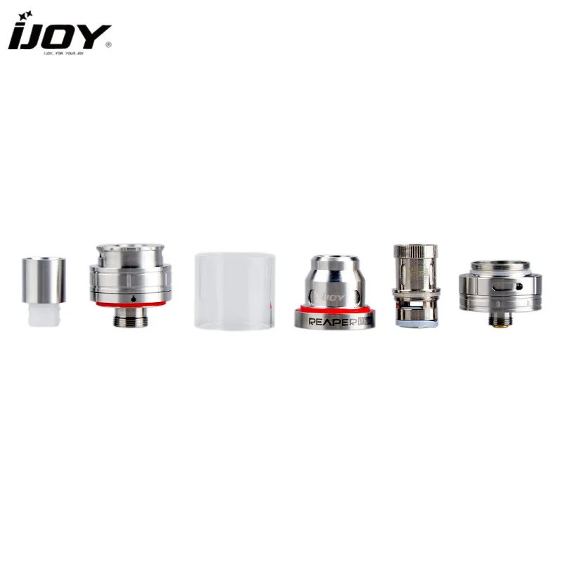 Оригинальный атомайзер Ijoy Reaper Plus емкость 3 8 мл катушка 0 4 Ом скользящая верхняя