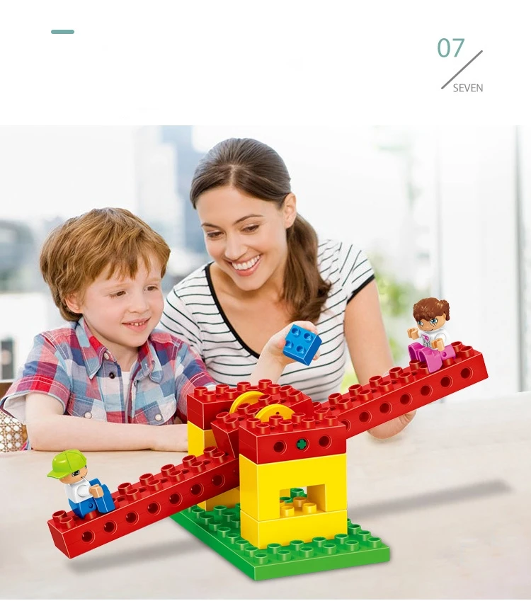 110 шт., большие DIY блоки, совместимые с Duplo, механическая техника, инженерное строительство, детские развивающие игрушки, наборы, подарки на год