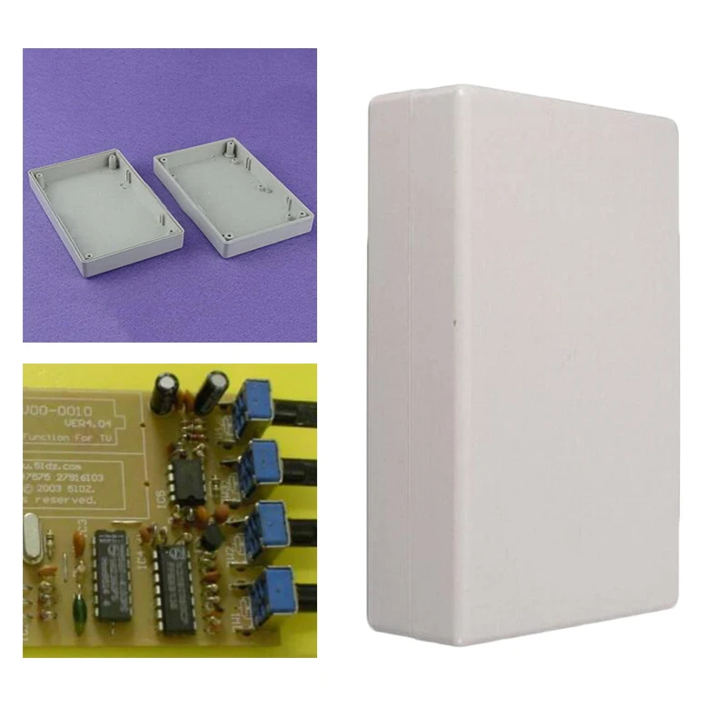 

125x80x32mm Project Electronic Case Enclosure Meter Box Holder Accessories