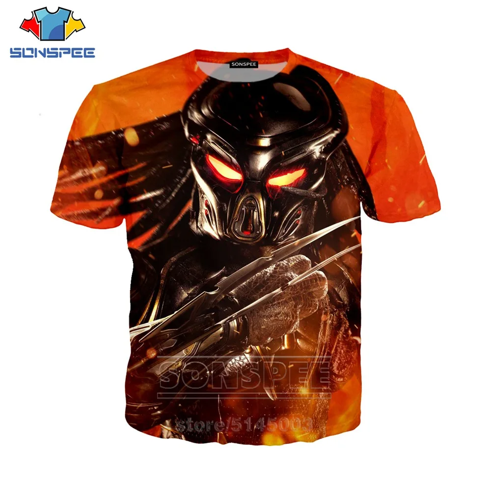 

The Predator T Shirt Summer Men Women Sweatshirt 3D Print Movie Short Sleeve Hip Hop Streetwear O Neck Harajuku Pullover C078