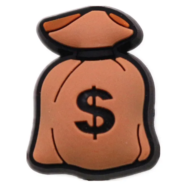 31 Kinds of Fitness Medical Food Shoe Charms Accessories Cute Animals PVC Shoe Decoration for Croc jibz Kids Party X-mas Gifts Money bag