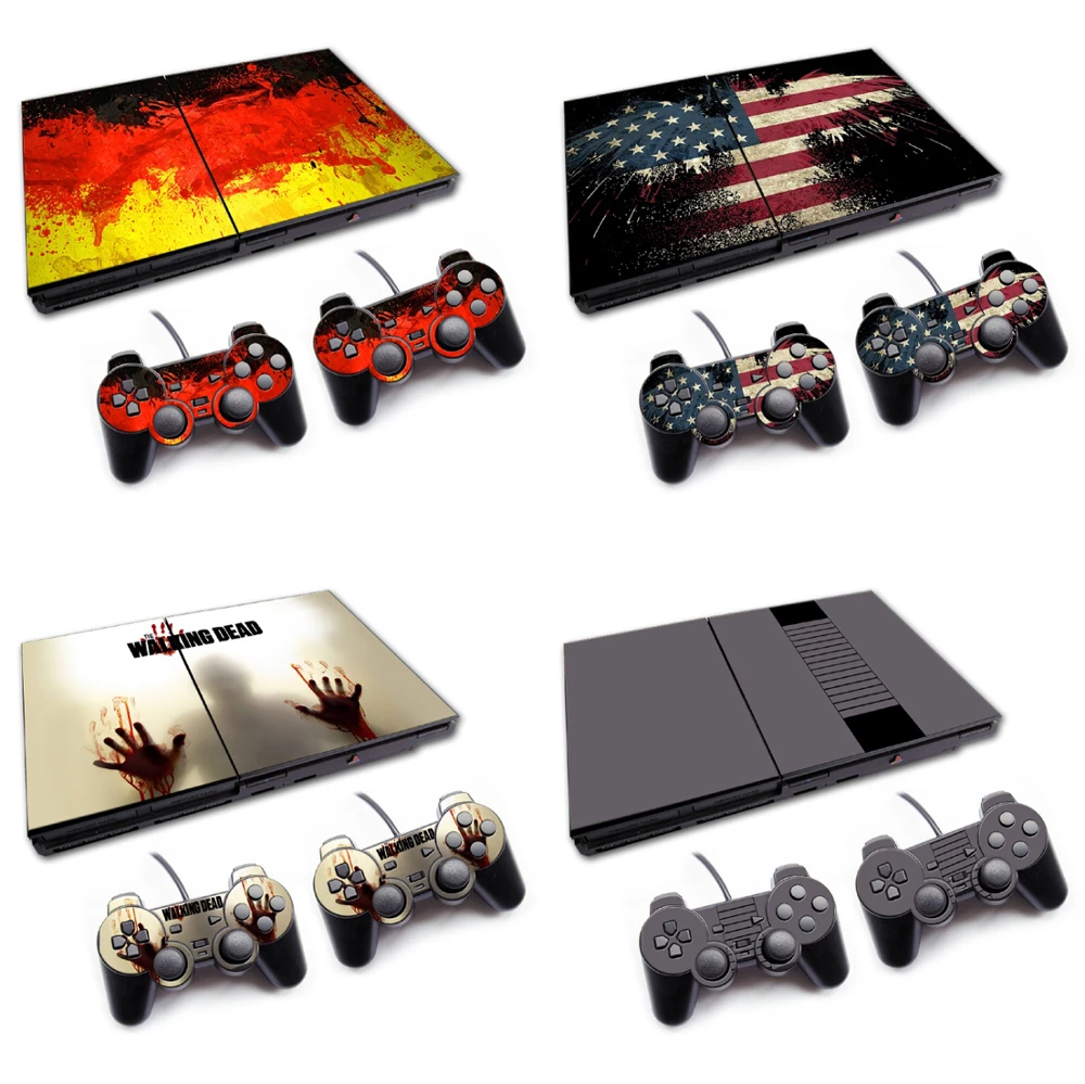 For PS2 70000 Console and Controllers stickers for PS2 sticker for PS2 Vinyl sticker for ps2 skin sticker