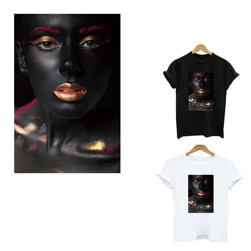 Модные черные красивые полосы термо-Стикеры для одежды на одежде ...