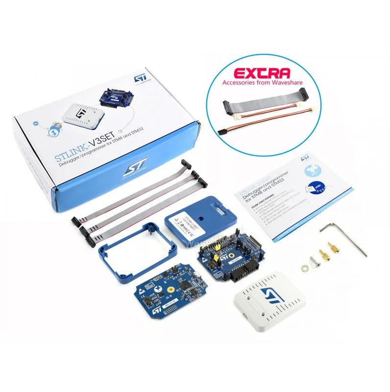 STLINK V3SET модульный встроенный отладчик и программатор для STM32/STM8.|Демонстрационные