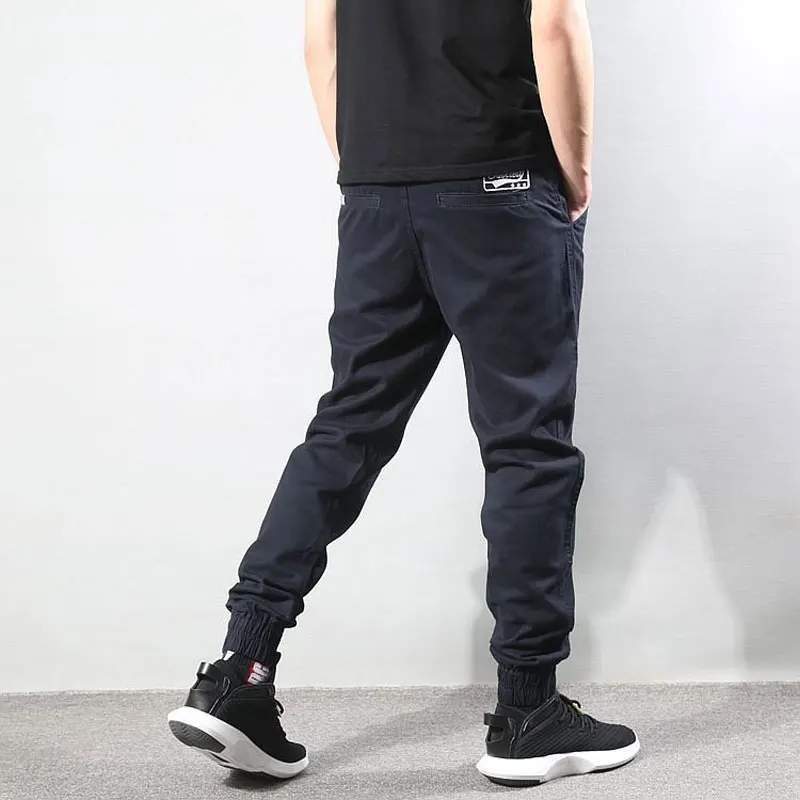 Promotion Fashion Streetwear Men Jeans Gray Blue Casual Leisure Style Cargo Pants Harem Trousers Korean Style Hip Hop Joggers Pants Men