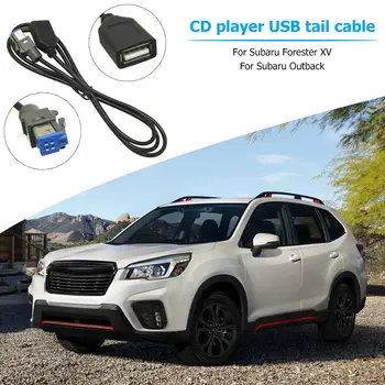 

USB Female to AUX-In 4Pin Connector Car Audio CD Player Adapter Cable for Subaru Forester XV