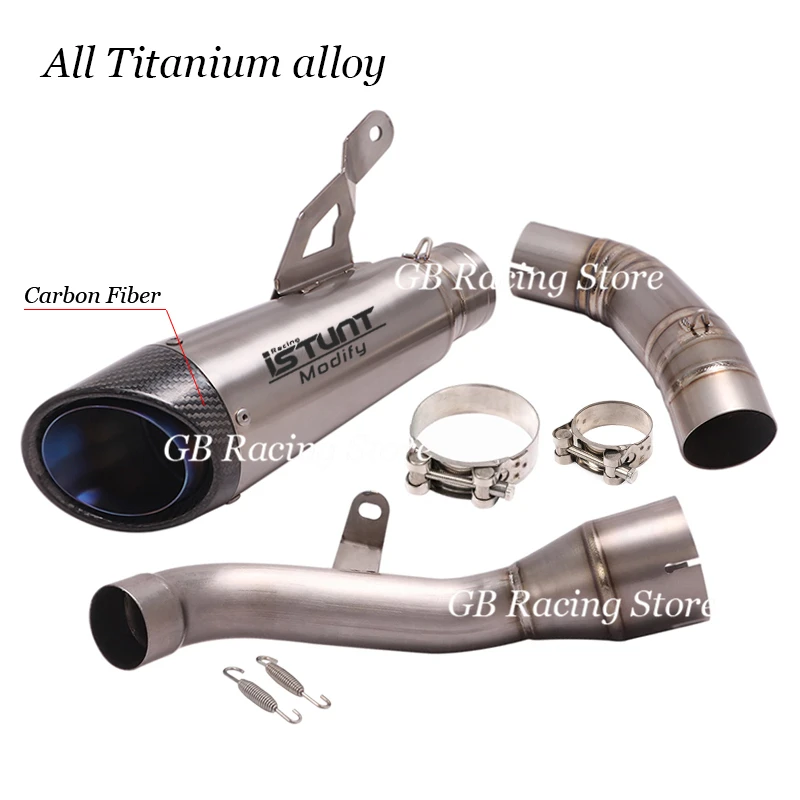 Slip On For Kawasaki Ninja 1000SX Z1000SX 2020 2021 Motorcycle Full System Exhaust Escape Moto Link Pipe Muffler Titanium Alloy - Image 2