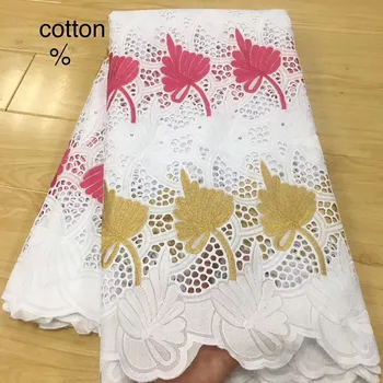 

swiss lace fabric nigerian lace fabric 2019 latest designs high quality cotton lace fabric dubai fabric african materials5yard