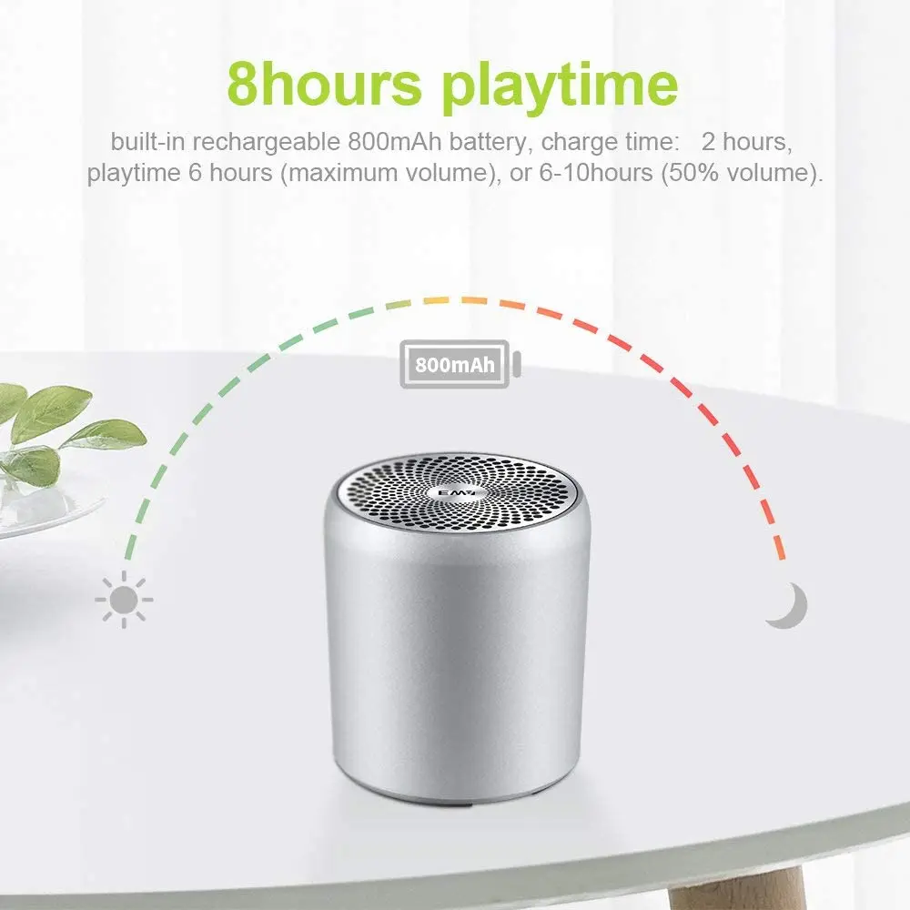 EWA A107s Mini Blue tooth Speaker True Wireless Stereo (TWS) Enhance Bass Radiator Portable Speakers Bluetooth 5.0 EWA A107s Mini Blue tooth Speaker True Wireless Stereo (TWS) Enhance Bass Radiator Portable Speakers Bluetooth 5.0