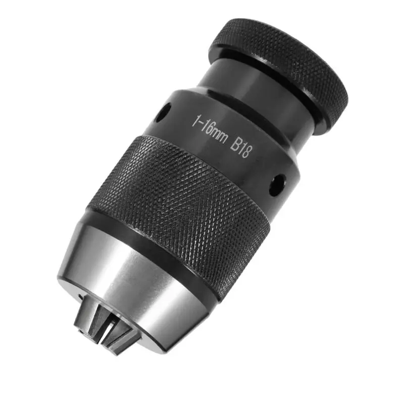 Drill Chuck With Shank New Keyless 1/32"- 5/8" Drill Chuck Self Tighten With R8 Shank Set JT6 Mount lathe accessories