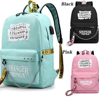 

Students Boys Girls School Bags Gift Mochila Casual Stranger Things Daily Backpack Fashion New High Quality Travel Rucksack