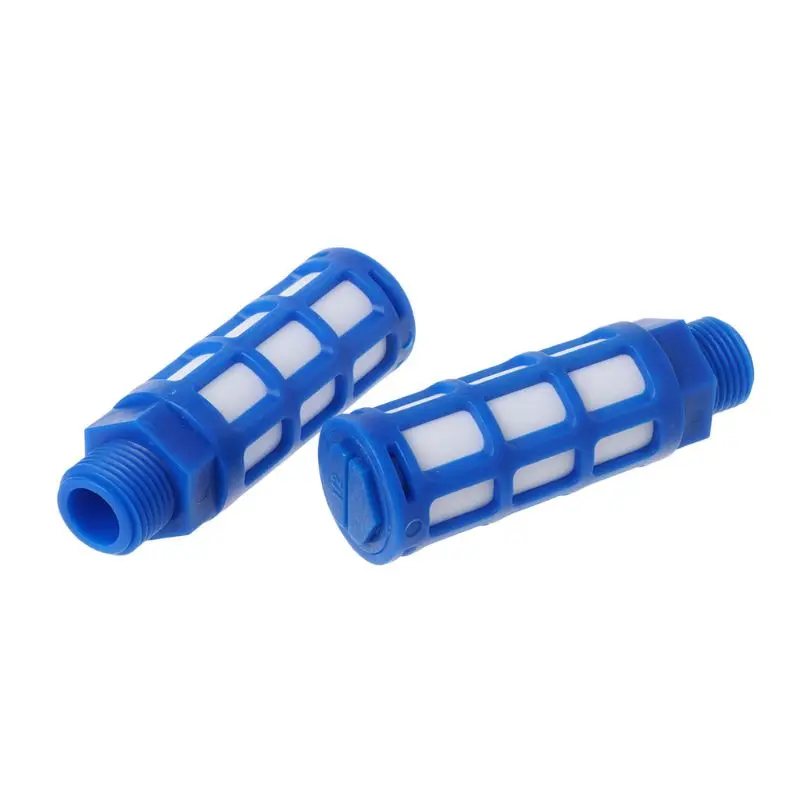 

5Pcs Pneumatic Plastic Muffler Air Quick Connector Exhaust Absorption Noise Reduction Filter 4" External Thread