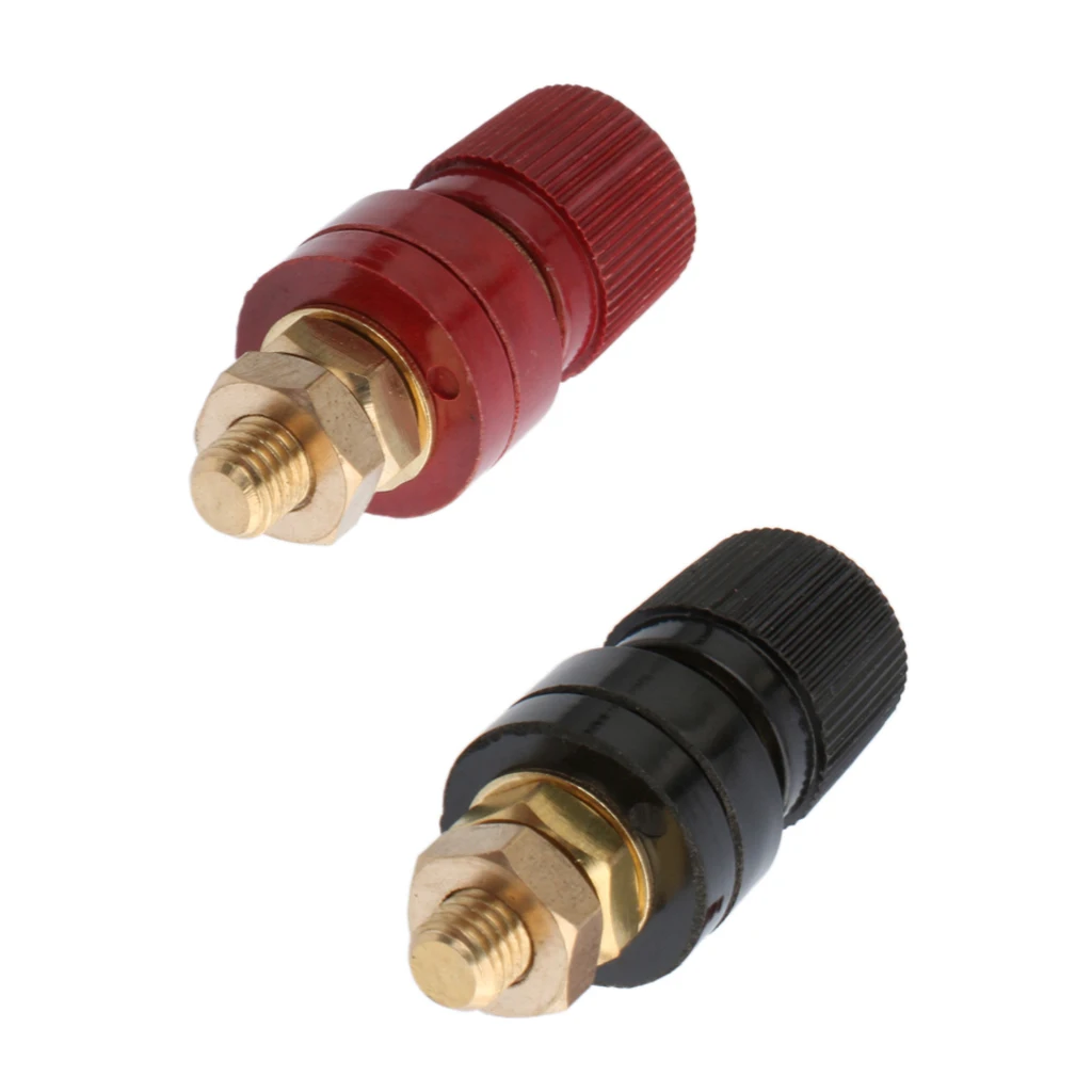 M8 Copper Binding Post Set Bakelite Electrical Insulation 200A