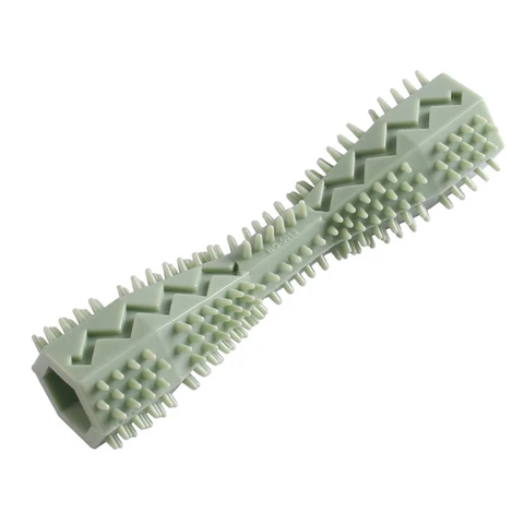 Chew Toys TPR Pet Toothbrush Teeth Cleaning Puppy Brushing Stick Brush Bite-resistant Molar Pet Supplies Squeak Dog Toy