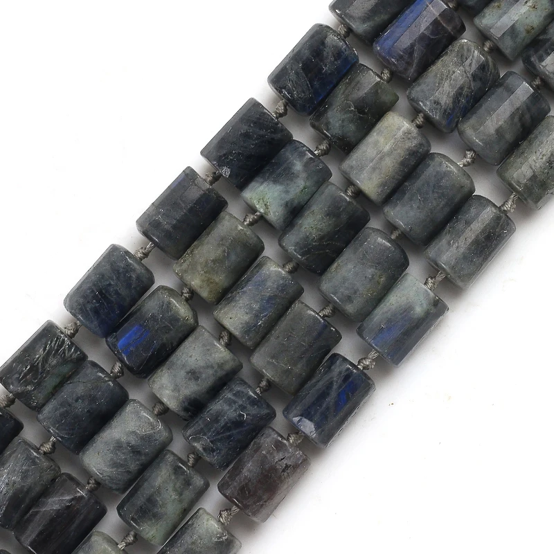 

Natural Spectrolites Beads Cylinder Loose Beads for Jewelry Making DIY Charms Bracelet