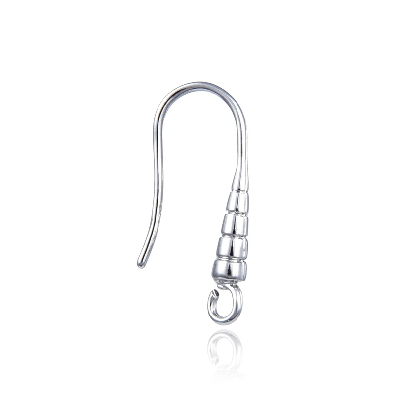 

KAMAF 1PCS/2PCS 21*9mm In 2019, the new style brass plating rose gold ear hook earrings accessories women DIY jewelry