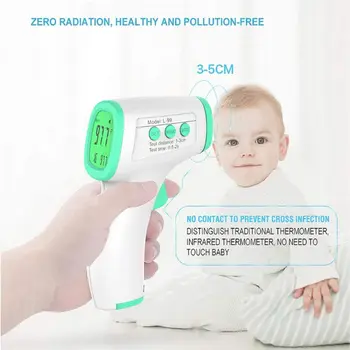 

LCD Digital Non-contact IR Infrared Thermometer Forehead Kids Baby Adult Surface Temperature Meter Measurement Health