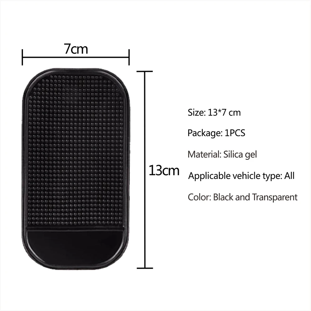 Car anti-slip mat mobile phone holder magic mat multi-function instrument panel storage pad can be placed mobile phone glasses car non slip mat car dashboard mat non slip dash mat dashboard phone holder dash phone holder car storage accessories