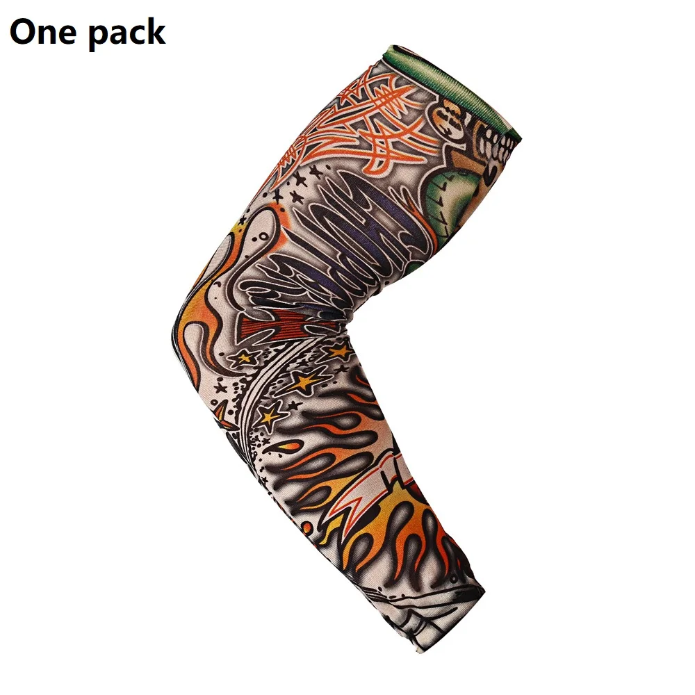 Arm Warmer Unisex Quick Dry UV Protection Outdoor Running Arm Sleeve Skin Protective Nylon Tattoo Sleeves Stockings