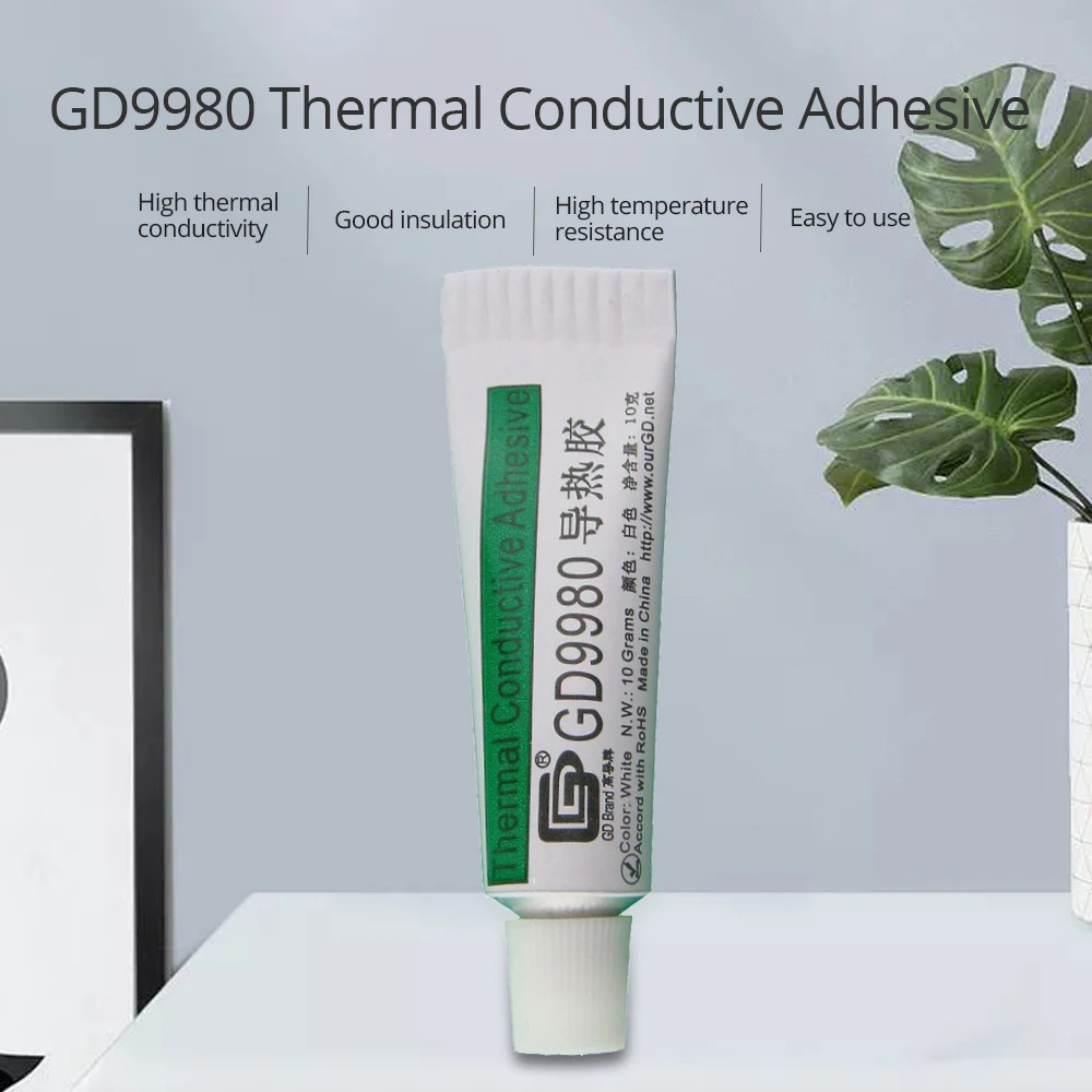 Термопаста TISHRIC GD9980 силиконовый радиатор для процессора охлаждающий вентилятор