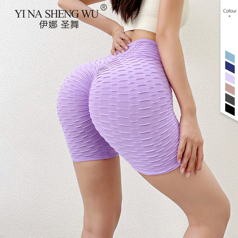 

Women Sport Shorts Yoga Clothing Gym High Waist Push Up for Ladies Shorts Leggings Fitness Seamless Shorts Hip Lift Sportswear
